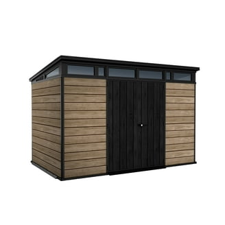 Keter Artisan 9x7 Foot Large Outdoor Shed for Backyard & Garden