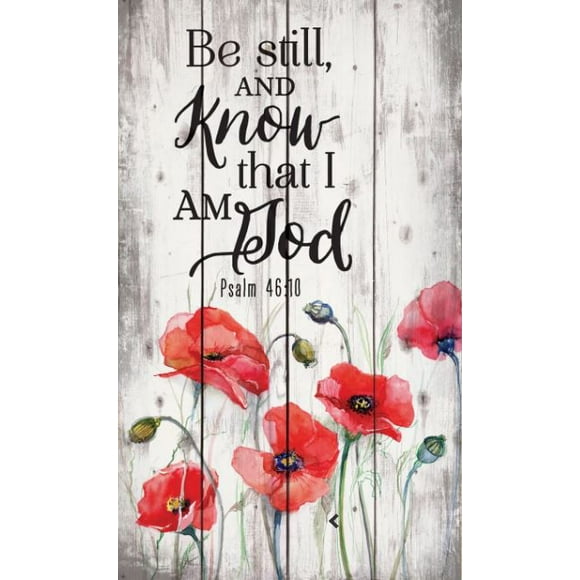 DWSO: Pallet Sign - Be Still And Know 24"x14"