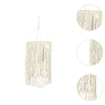 thumbnail image 3 of Cubierta para luz colgante estilo bohemio, pantalla tejida minimalista con borlas, pantalla de luz para baño, hogar, interior, regalo de inauguración, 3 of 8