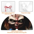 thumbnail image 3 of Lsque Chucky Print Christmas Tree Skirt, Tree Skirt with Ties or Velcro, Perfect for Holiday Decorations, Halloween, and New Year-36", 3 of 7