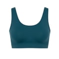 thumbnail image 4 of Women's Sports Bra Bikini Top - Push Up U Neck Tank Crop Bathing Suit Top, Solid Color Athletic Swim Top for Beach Pool Summer Outdoor Wear (S-XXL), 4 of 4