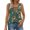 Multicolor, variant on Tank Tops for Women Plus Size Sleeveless Square Collar Floral Print Casual Solid Color T-shirt Multicolor XL