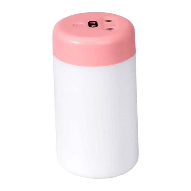 Mini humidificador portátil silencioso para el hogar, la oficina, USB, de bajo ruido, para coche. Rosa