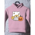 thumbnail image 3 of Cute Shiba Ghost Costume Hoodie Toddler -Image by Shutterstock,  2 Toddler, 3 of 4