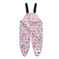 thumbnail image 4 of Yievot Kids Boys Girls Water-Repellent Rain Pants Dirty Proof Dinosaur Cartoons Print Suspender Trousers for Kid Boy and Girl 2-11 Years 2024 Baby Boy Girl Outfits Gifts on Clearance, 4 of 6