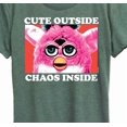 thumbnail image 3 of Furby - Cute Outside Chaos Inside - Women's Short Sleeve Graphic T-Shirt, 3 of 5