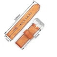 thumbnail image 3 of ZWP Retro Cowhide Watchstrap 18mm 20mm 22mm 24mm Men Replacement Wist Bracelet Watch Band, 3 of 5