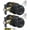Matte Black, variant on 4 Pack Keyed Entry Door Knob Set, All Keyed Same Exterior and Interior Stainless Steel Door Locks, Satin Nickel Front/Entrance Door Knobs Handle