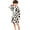 White, variant on LYMAYTER Girls Boys Hooded Night Robe for Kids Toddler Long Sleeve Flannel Robe Baby Printed Loungewear 1-10 Years