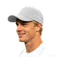thumbnail image 2 of Qicasul Packable Lightweight Sports Baseball Cap Breathable Quick-Dry Hat Outdoor Sports Golf cap Light Gray, 2 of 4