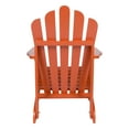 thumbnail image 3 of Shine Company Outdoor Protection Westport Cedar Wood Adirondack Chair, Rust, 3 of 6