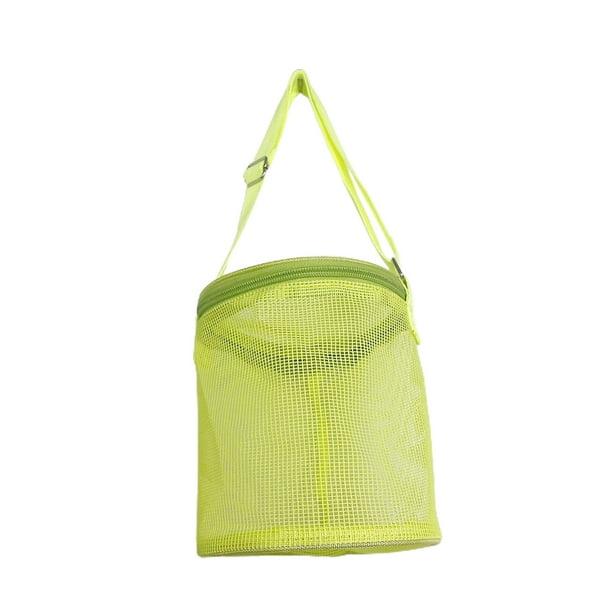 Bolsas de recolección de conchas cilíndricas, bolsa de malla de conchas marinas para niños, bolsa de juguetes de playa, bolsa de malla de conchas marinas para niños, valor excepcional