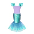thumbnail image 4 of Disfraz de La Sirenita para niña, disfraz de Ariel, vestido de princesa, disfraz de fiesta de cumpleaños para niño pequeño, novedad de 2023, 4 of 4