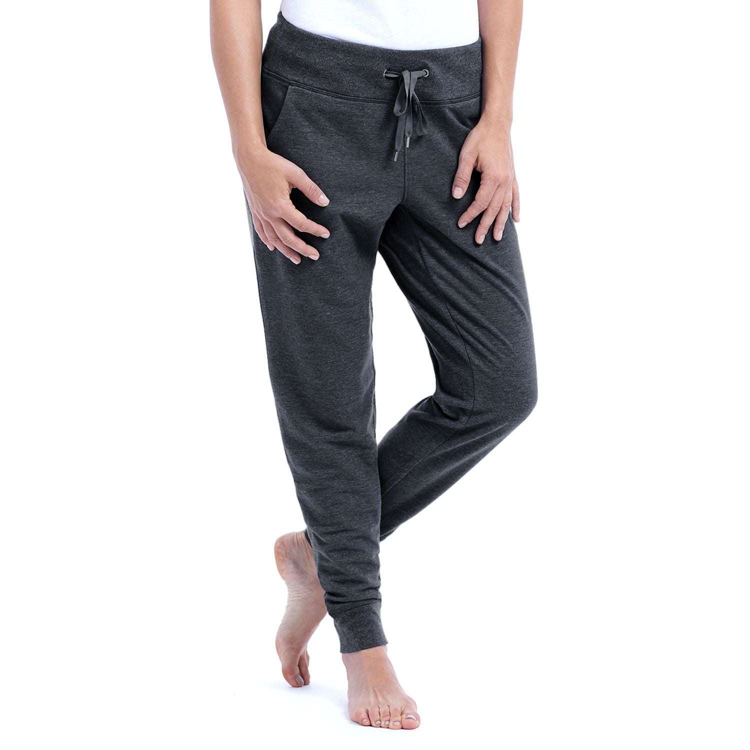 Capri Jogger Heather Charcoal Grey 