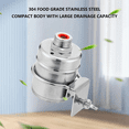 thumbnail image 5 of Float Valve Fully Automatic 1/2 Inch Filling Valve Mini Water Level Control Float Valve for Water Ta Silver Stainless Steel, 5 of 6