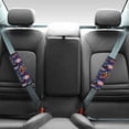thumbnail image 2 of Chririnla Car Seat Belt Pads Soft Seat Belt Shoulder Pad Polyester Fabric Comfortable, Suitable for Auto Cars, American Flag Horse Racing Theme, 2 of 8