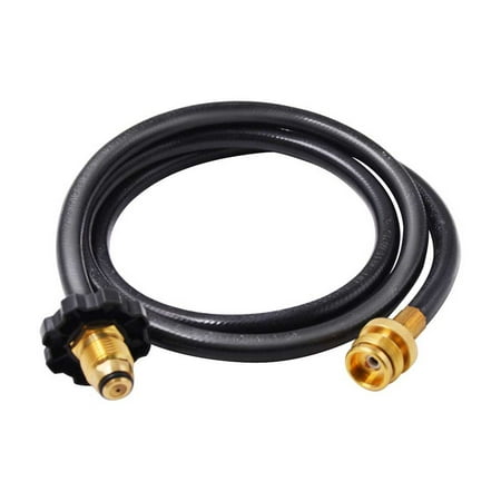 High Pressure Adapter 5-Foot 60 inches Hose Connect to Your Portable Gas Grill to A 20 LB Propane Tank