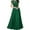 Green, variant on SBYOJLPB Short Sleeve Dress Chiffon Dress Chiffon Stitching Lace Dress Bridesmaids Evening Gowns Women
