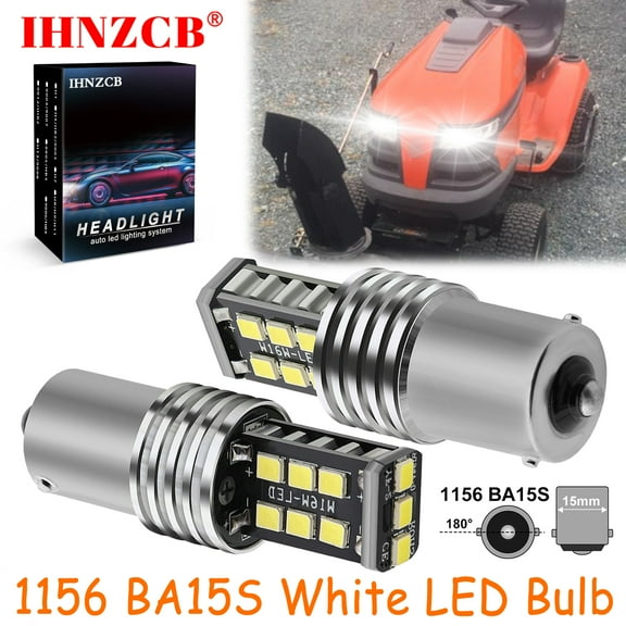 IHNZCB for Husqvarna Yth2348 Yth2454 Mower Bulbs Lights Deere 2x Super Bright Led Bulbs