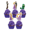 thumbnail image 6 of 32 Pcs For Tangled Movie For Princess Theme Birthday Party Decorations,With 5*3ft Birthday Backdrop Decorations,18 Balloons,13 Cupcake Toppers,All-in-One Party Supply Set, 6 of 6