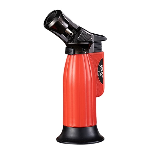 openpig Butane Torch Lighter, Refillable Soldering Torch with Adjustable Flame for Welding, Resin Art, Industrial(Butane Gas Not Included) Red