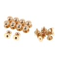 thumbnail image 4 of 10 Pieces Studs Screw Round Head Solid Brass Nail Rivet Buttons DIY Leather Craft, 4 of 8