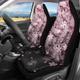 thumbnail image 2 of Xoenoiee Universal Car Seat Cover for Front Seats 2 Pack, Cherry Blossoms Pattern Soft Durable Bucket Seats Protector Automotive Seat Cushion, Anti-Slip and Washable, 2 of 6
