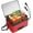 Red, variant on Portable Oven, 12V 24V 110V-240V Car Food Warmer Portable Personal Mini Oven Electric Heated Lunch Box for Meals Reheating & Raw Food Cooking for Road Trip/Camping/Picnic/Family Gathering(Red)