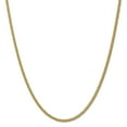 thumbnail image 1 of 14k Or Jaune 20 Pouces 2.6mm 3 Fils Chaîne Collier Pendentif Spiga, 1 of 9