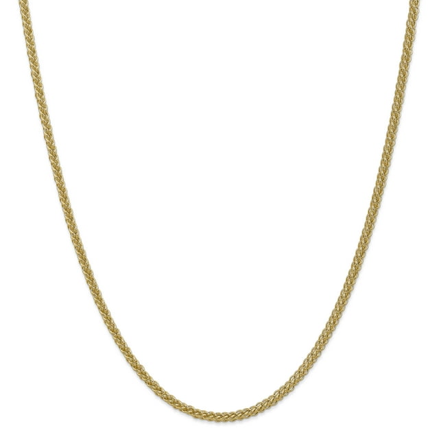 14k Or Jaune 20 Pouces 2.6mm 3 Fils Chaîne Collier Pendentif Spiga