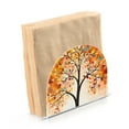 thumbnail image 2 of Orange Tree Abstract Acrylic Napkin Holder Clear Paper Tissue Dispenser Kitchen Dining Room Bathroom Party Hotel, 2 of 8