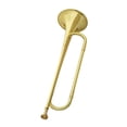 thumbnail image 1 of Trompeta de caballería, instrumento de viento, fácil de tocar, de emergencia, latón para banda escolar, fiesta, festival, actuación en el, 1 of 8