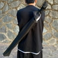 thumbnail image 3 of BJDJ Katana Sword high Toughness Polypropylene Performing Training (41\") Black Katana Practice Scabbard Cosplay Aikido (Black), 3 of 9