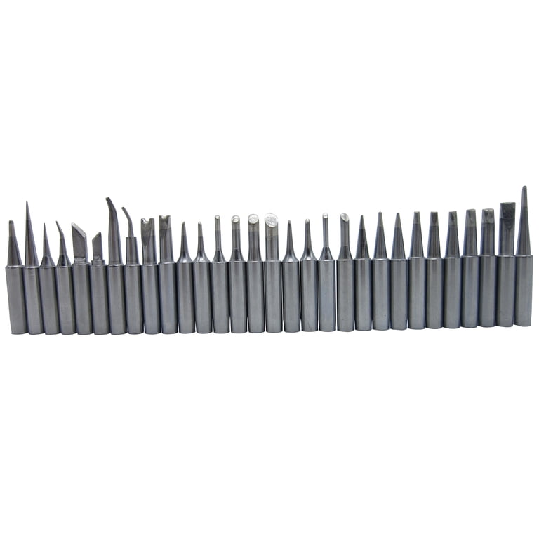 30-Piece 900M Soldering Tip Set – Compatible With 936, 937, 888D, 907, FX-600, And More Soldering Stations