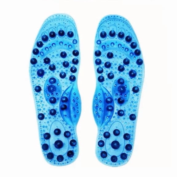 Magnetic Acupressure Massage Insoles with 68 Magnets, Cuttable Shoe Inserts for Foot Relaxation and Daily Comfort