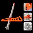 thumbnail image 3 of Foldable Drywall Cutting Tool|Dry Wall Cutter Tools|Gypsum Board Cutting|Cutter For Wall Build Decoration (Orange 17 Wheels Brown 23 Wheels) Measuring Tools, 3 of 4