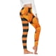 thumbnail image 3 of Gibobby Leggings deportivos Mujer Mallas con estampado para Halloween para mujer, mallas paraportivas con Control de yoga para mujer, mallas para talle（Anaranjado， M), 3 of 4
