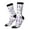 3 Black, variant on Lavender Flowers Print Adult Socks for Men & Women,Calf Socks, Ankle Socks,Boots Socks,Breathable Casual Sock,Unisex Crew Socks