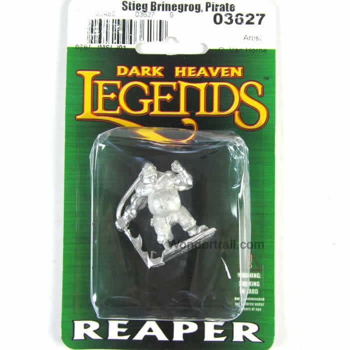 Reaper Stieg Brinegrog Pirate 03627 Miniatures