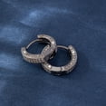 thumbnail image 5 of 14K Gold Plated Zircon Hoop Earrings: A Stylish Accessory for the Elegant Woman, 5 of 5