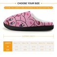 thumbnail image 2 of Game Kirby Pattern Soft Plush Slippers for Boys Girls Winter Warm Cotton Slippers with Rubber Sole Non-Slip Kid's Slip on Shoes Fluffy House Slippers For Indoor And Outdoor, 2 of 8