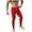 Red, variant on LADIGASU Men Solid Breathable Wicking Sweat Wicking Thermal Fitness High Elastic Yoga Full Length Pants