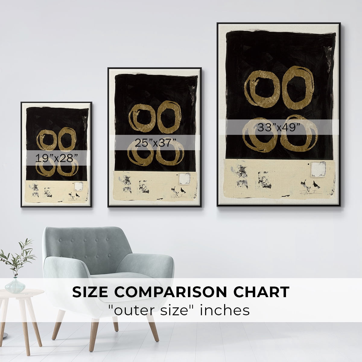 Standing Strong II Framed Premium Gallery Wrapped Canvas - Ready to Hang - 17 x 25 - Black Floating Frame