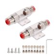 thumbnail image 2 of Fuse Holder Set, Waterproof Strong  2Pcs AGU Fuse Holder Versatile Heat  with 8 AGU Fuses for Car Audio Alarm, 2 of 8