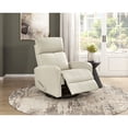 thumbnail image 2 of Lexicon Sorrento Fauteuil Inclinable Pivotant à Bascule en Cuir, Beige, 2 of 14