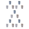 thumbnail image 2 of Kearding Taza de enjuague de 400ml, vasos circulares para baño, taza para cepillo de dientes, botella de almacenamiento de moda, decoración de de Type8 NO8 Kearding CBP067709, 2 of 6