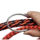thumbnail image 4 of Pasador de tracción de cables de electricista, diámetro de 50 M-5 mm Pasador de tracción de cables de electricista, montaje retráctil para tirar y extender la espiral de acero flexible de los tirador, 4 of 5