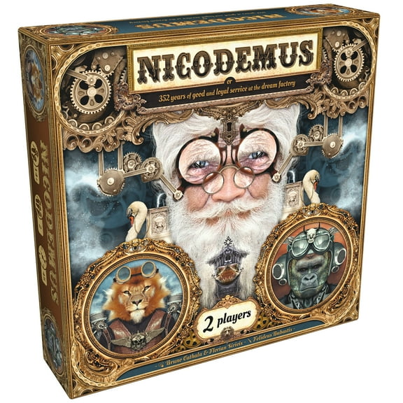 Nicodemus - Resource Management Strategy Board Game, Bombyx, Ages 14 , 2 Players, 45 Min