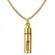 thumbnail image 1 of Collar con colgante de urna de tubo de acero inoxidable con recipiente de vidrio que se puede abrir, paquete de 2 a 15 unidades Los 60cm, 1 of 7