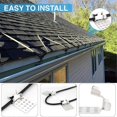 thumbnail image 5 of Roof De-Icing Cable Clips, 100 Pack Aluminum Roof Clips, 5 of 5